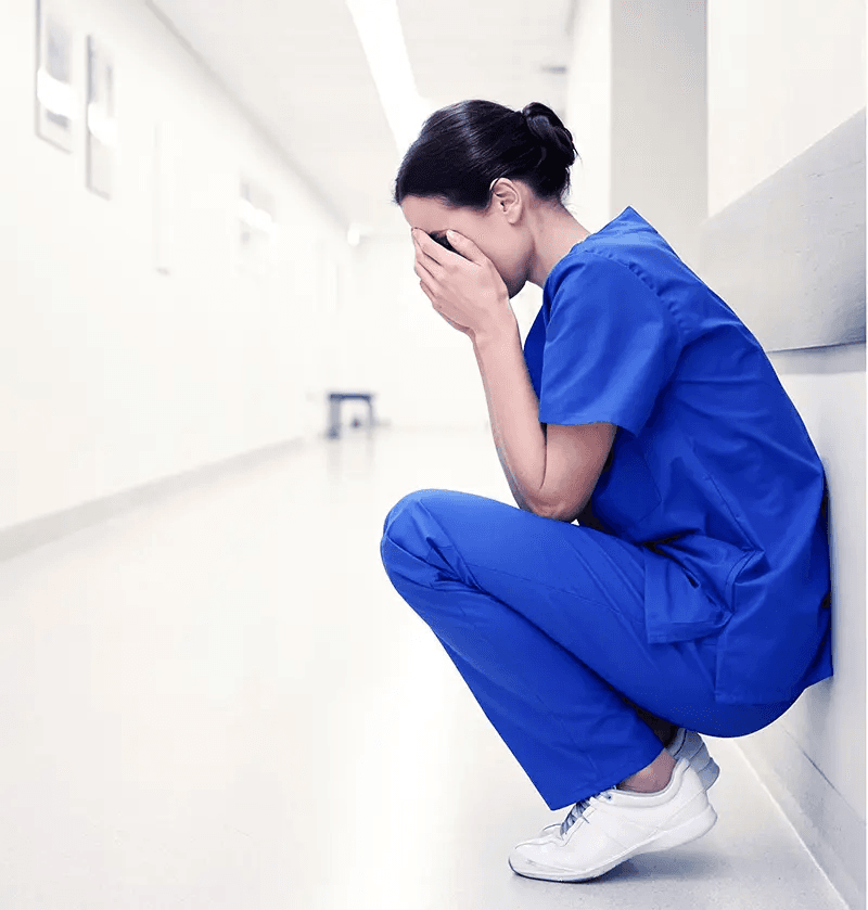 Woman Struggling With CME Photo