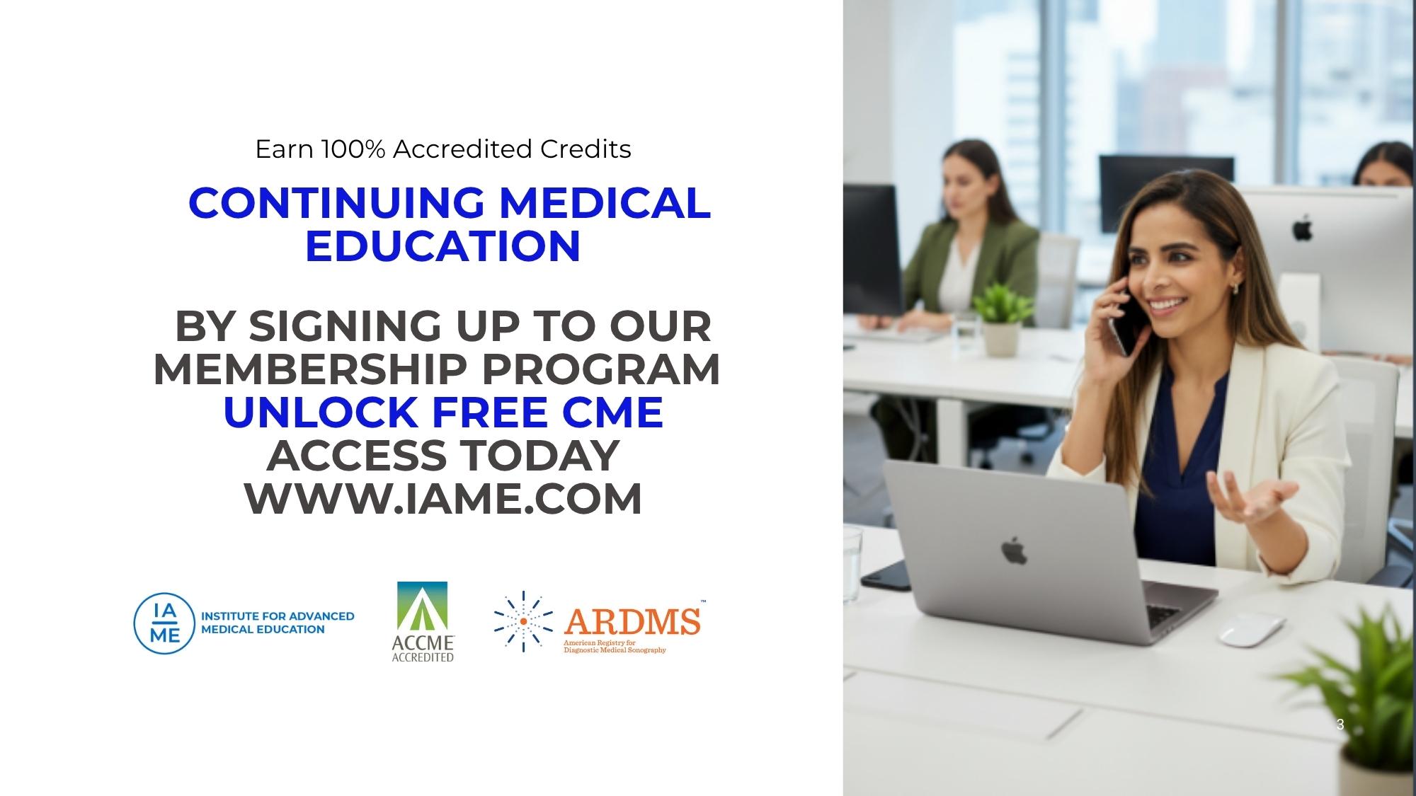 FREE CME WHEN SIGNING UP