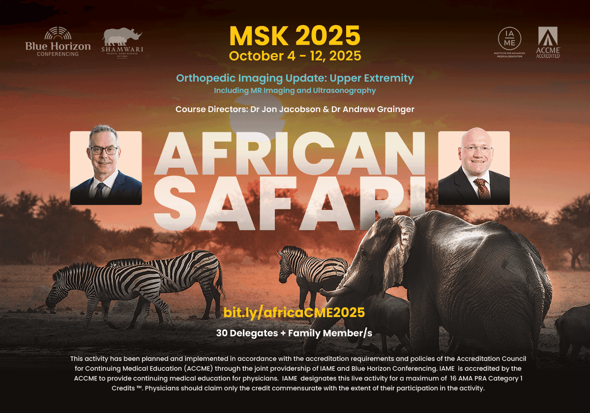 MSK 2025 | African Safari | Orthopedic Imaging Update: Upper Extremity